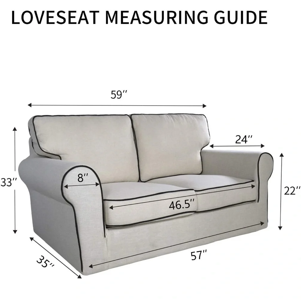 PureFit Super Stretch Sofa Slipcover – Spandex Non Slip